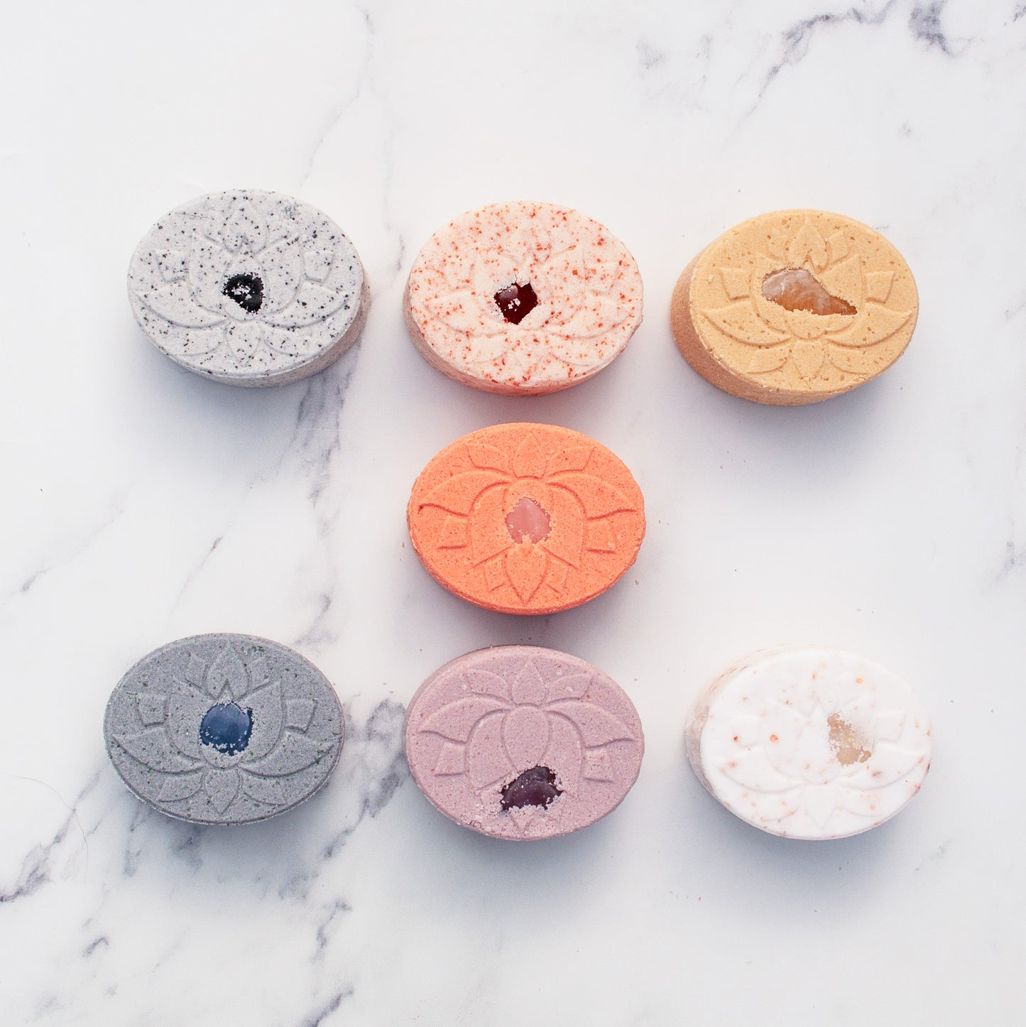 7 Chakra Bath Bomb Set