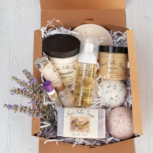 Lavender Self-Care Spa Gift Set