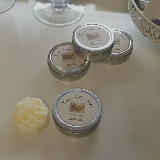 Beeswax Lotion Bar, Solid Lotion,