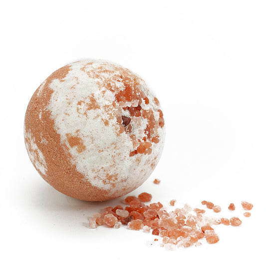 Pink Himalayan Salt Bath Bomb, All Natural, Essential Oils